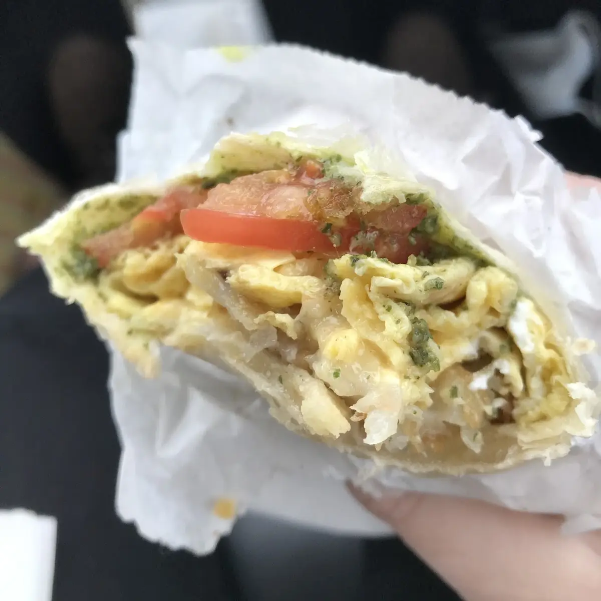 Pesto Egg & Cheese Burrito
