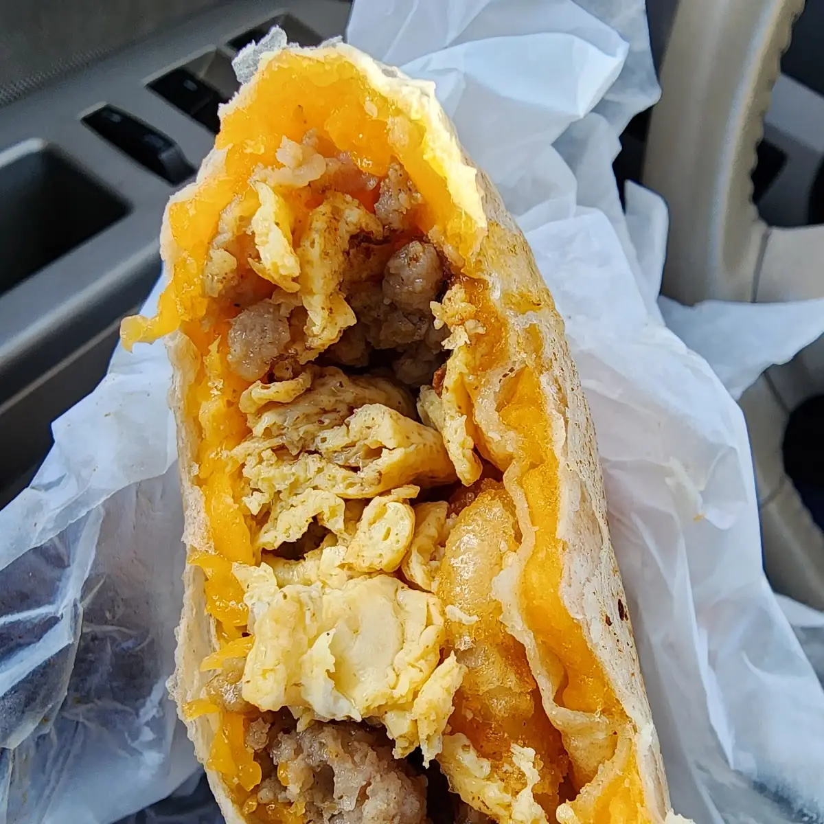 Sausage Breakfast Burrito