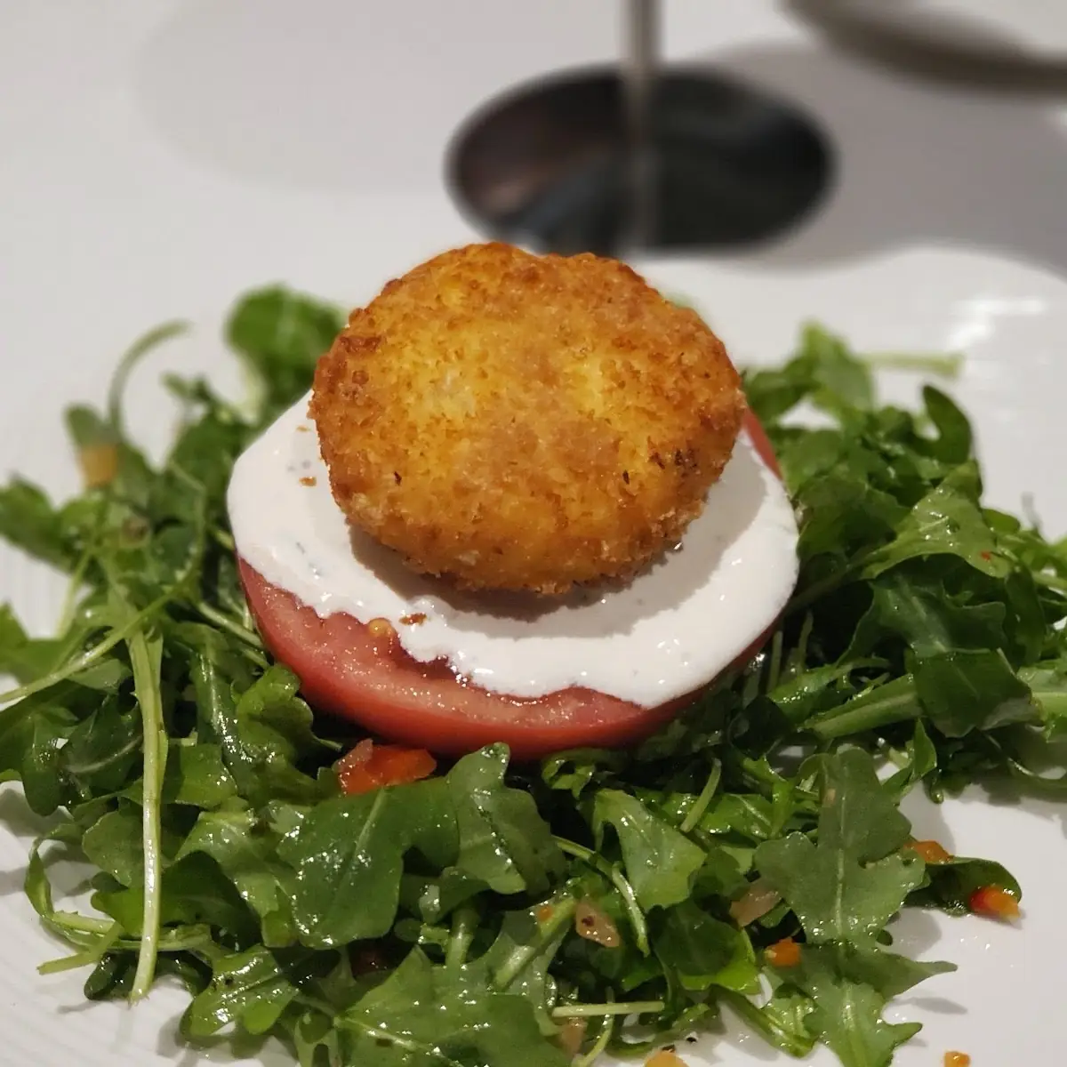 Heirloom Tomato & Fried Goat Cheese