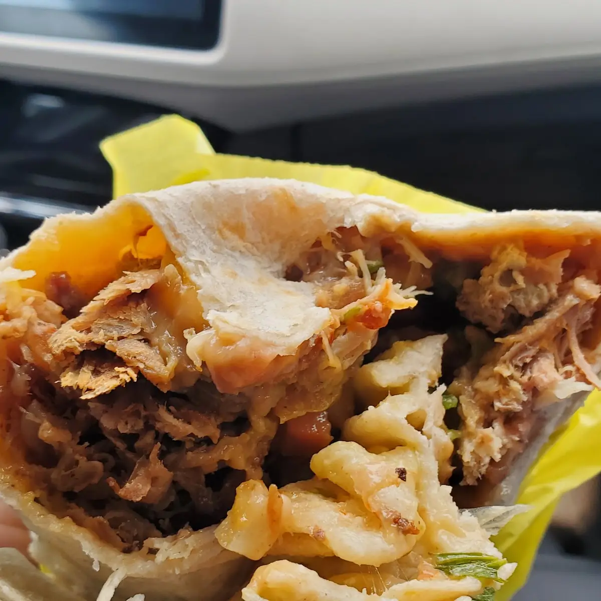 Shredded Beef Burrito