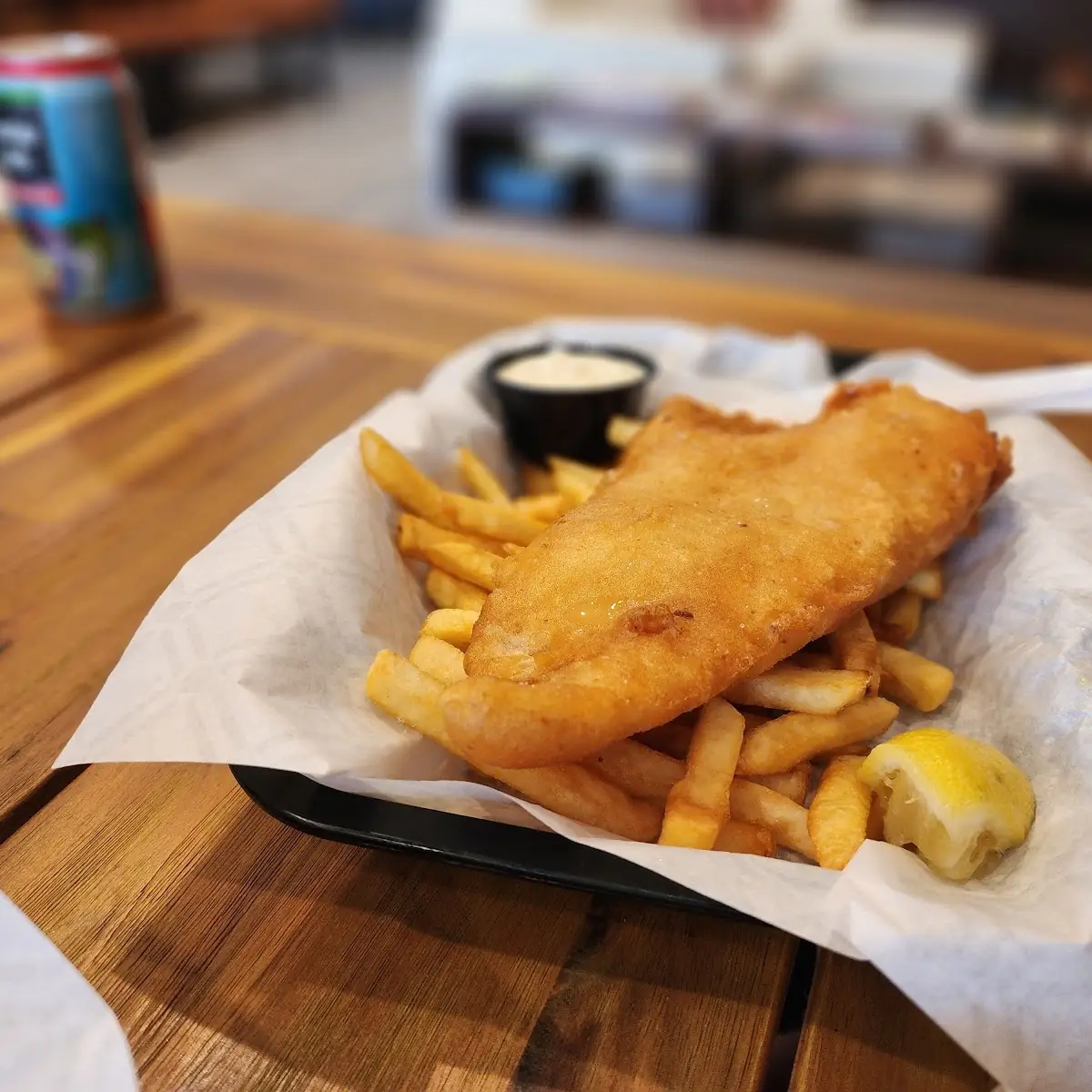 Fish, Chips and Salad