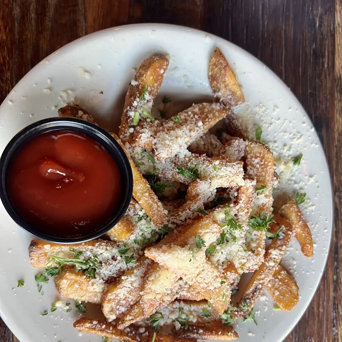 Beer Battered Parmesan Garlic Fries