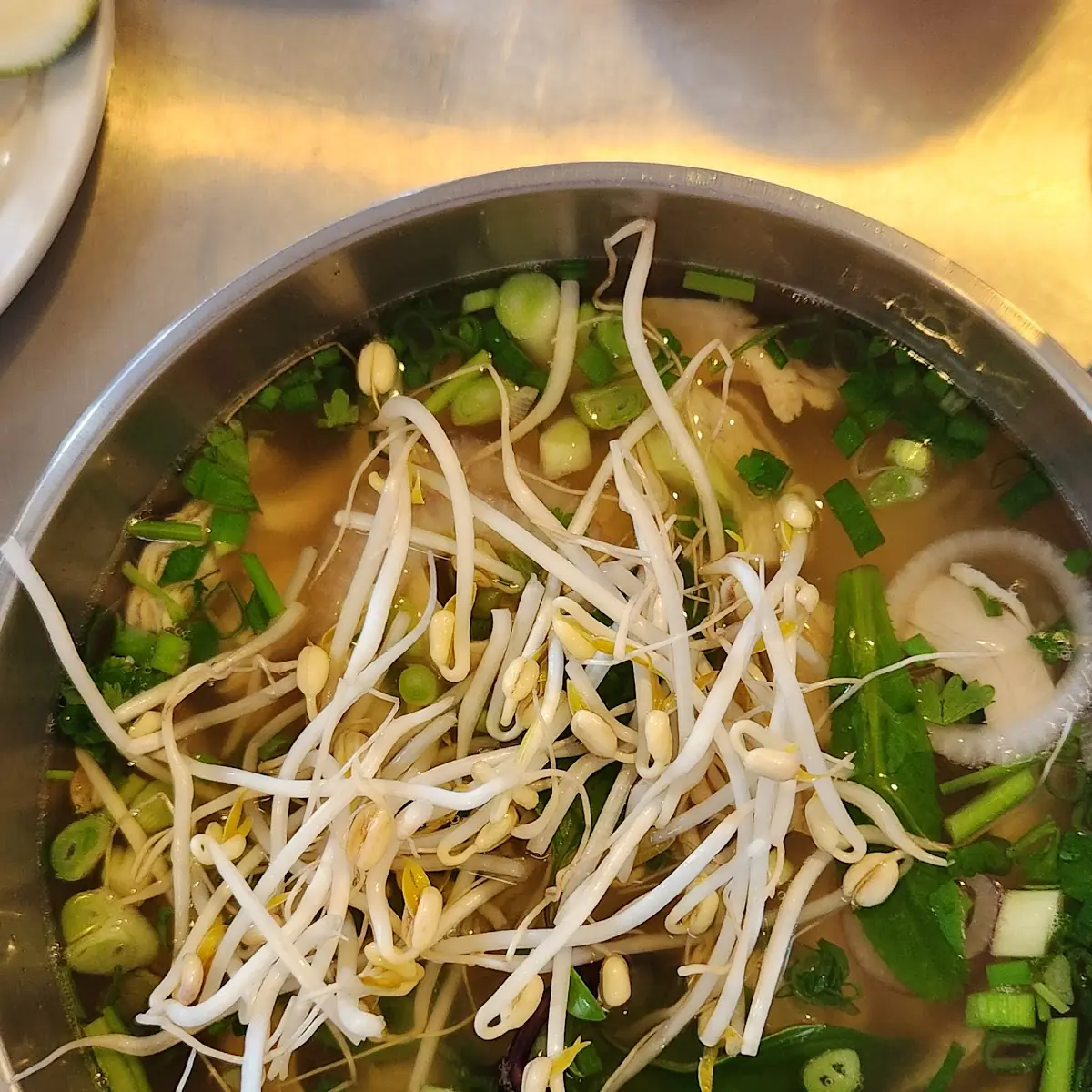 Chicken Pho All White Meatball Sandwich