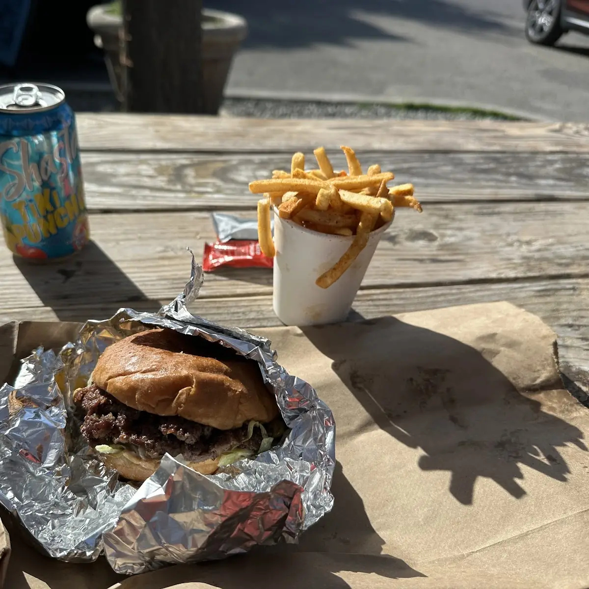 Burger with Bacon