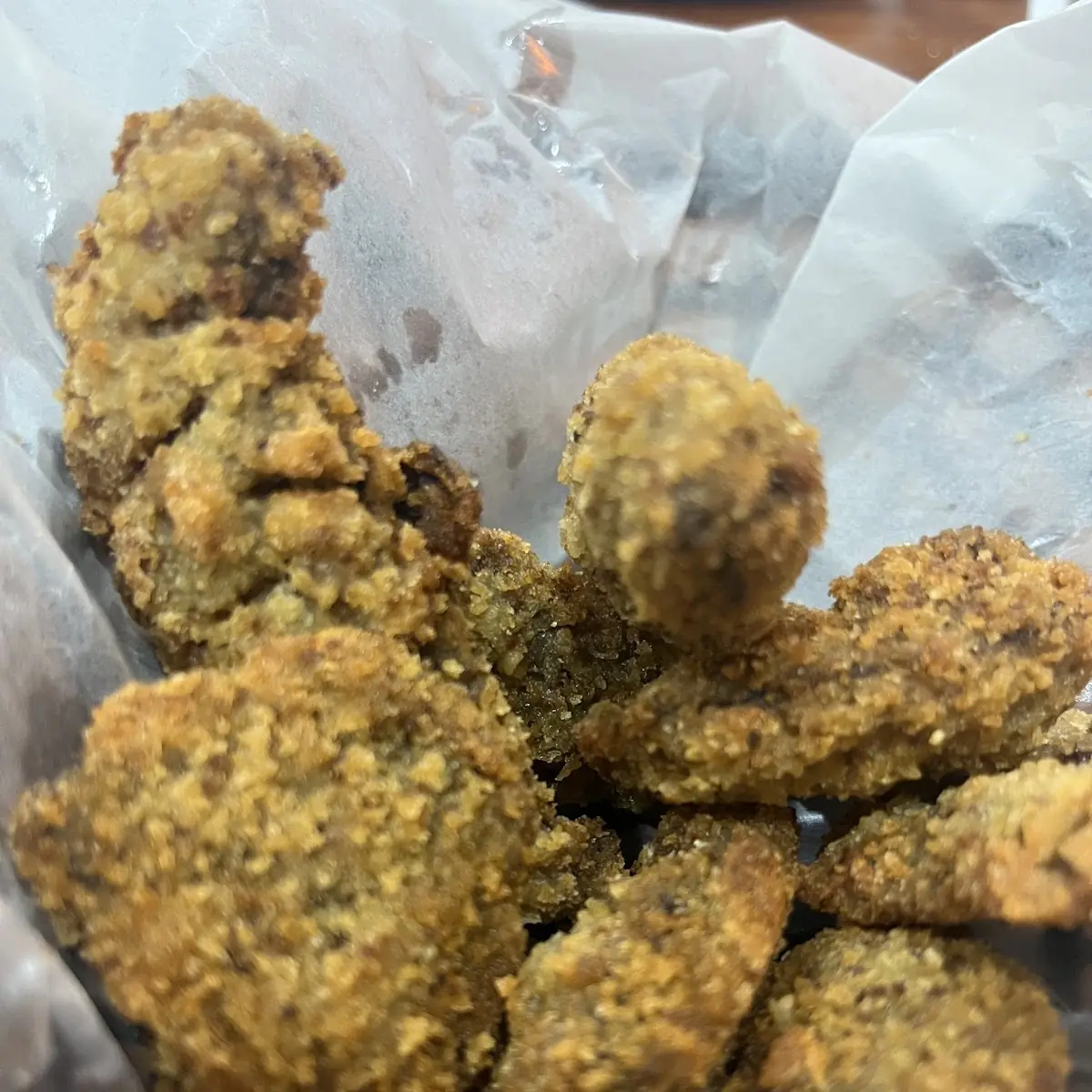 Deep Fried Portobello Mushrooms