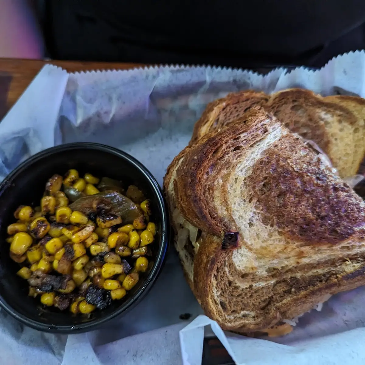 Reuben with Street Corn