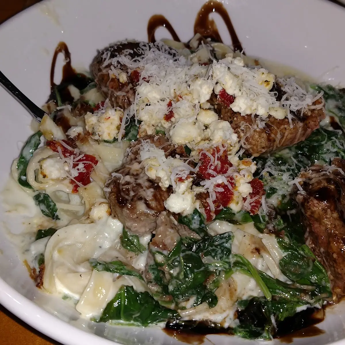 Steak Gorgonzola Alfredo