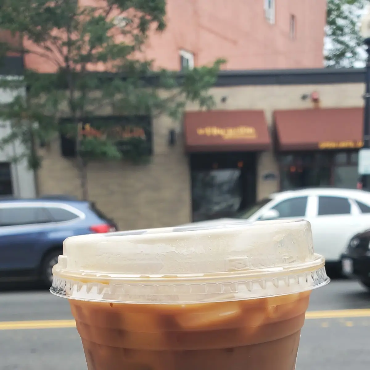 Iced Hazelnut Mocha Latte
