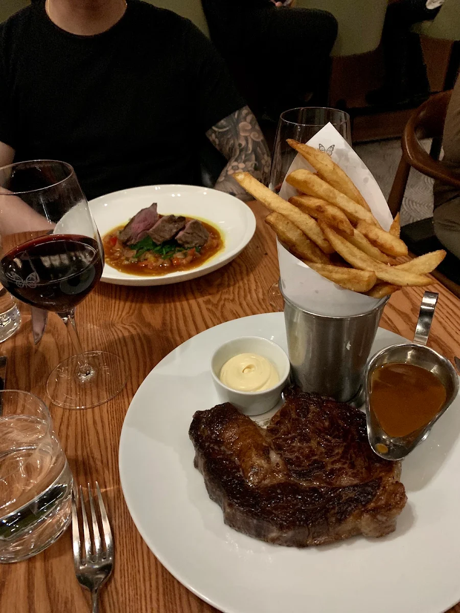 Dry Aged Ribeye Steak Frites