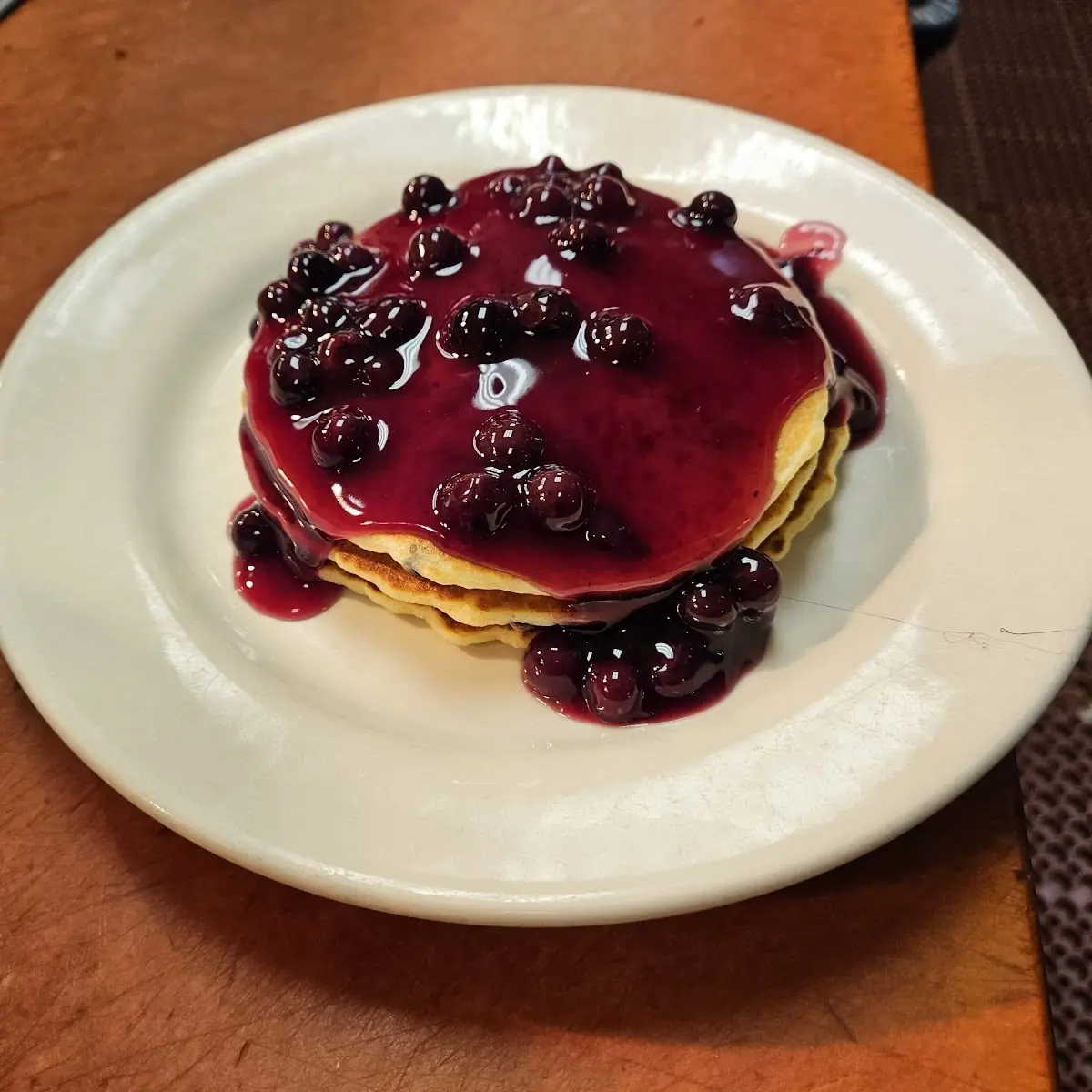 Small Blueberry Pancake