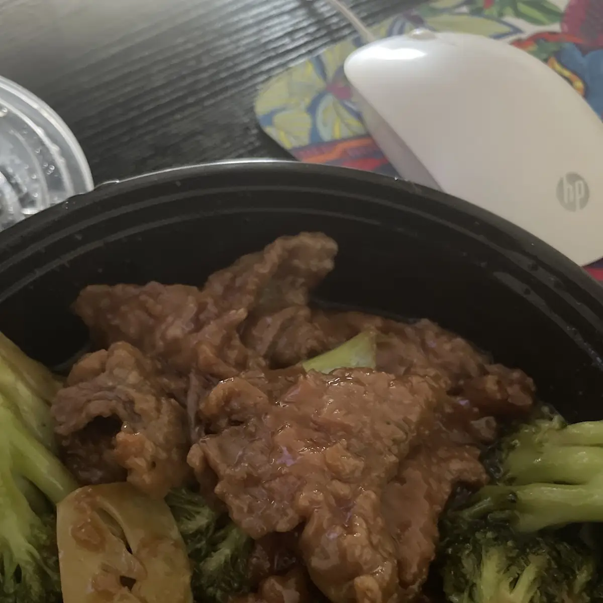 Beef with Broccoli Combination Plate