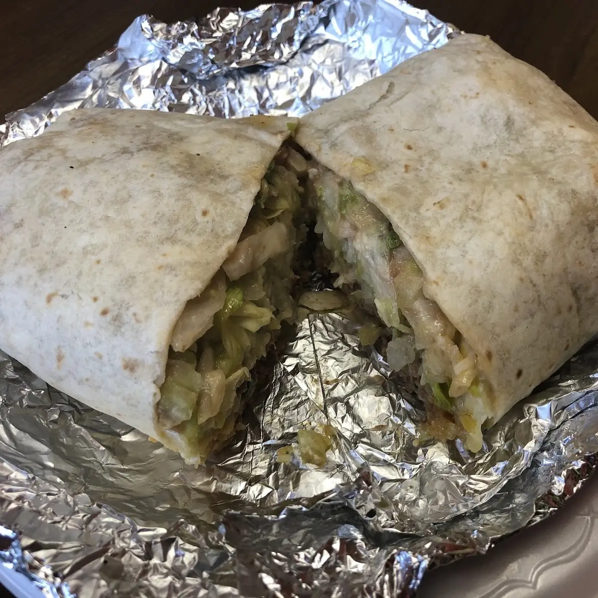 Steak and Steak Fries Burrito