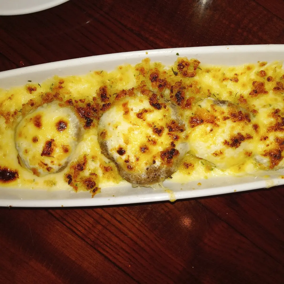 White Cheddar Stuffed Mushrooms