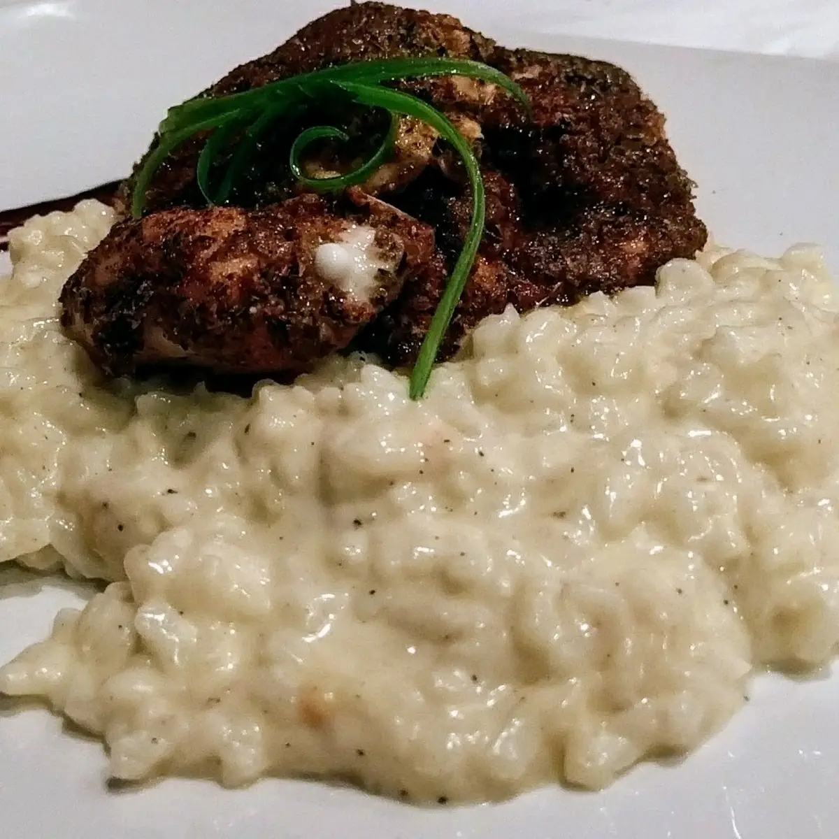 Blackened Chicken Risotto