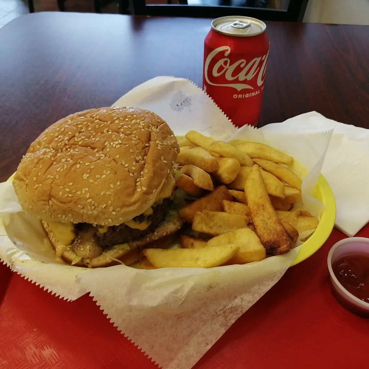 Stuffed Cheese Burger