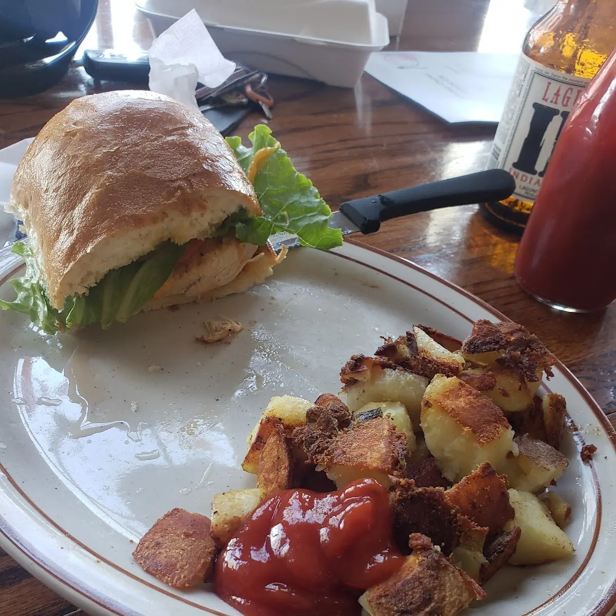 Grilled Chicken Sandwich with Cheddar Cheese