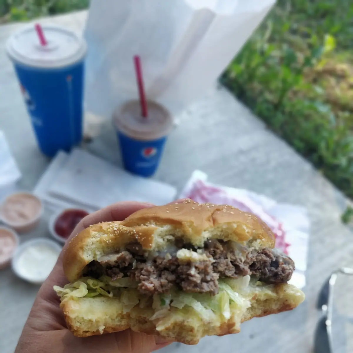 Mushroom Swiss Burger