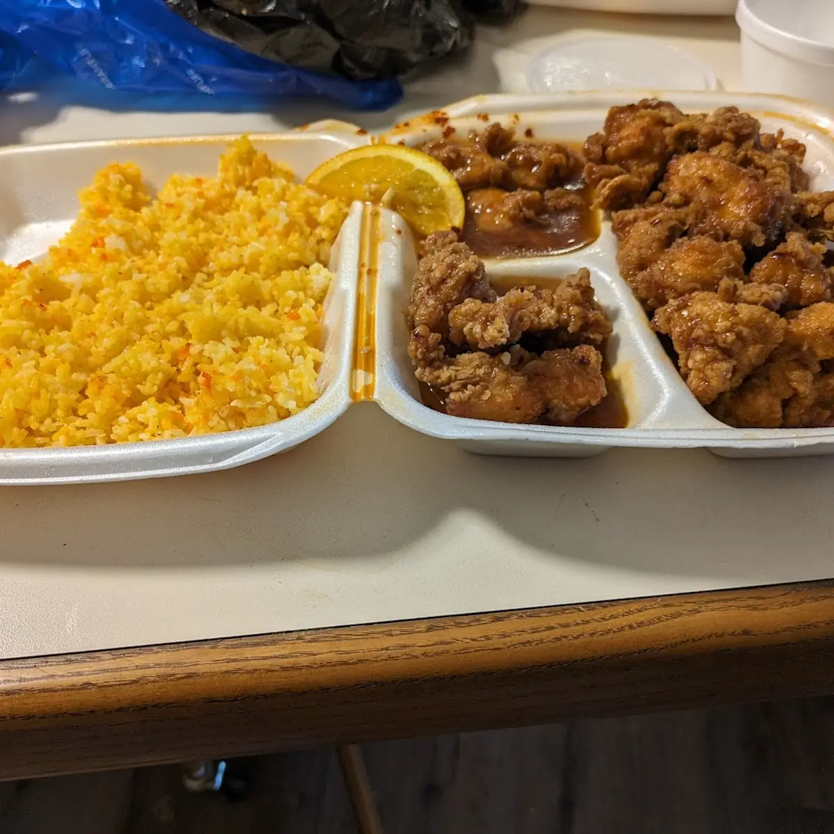 Orange Chicken Dinner