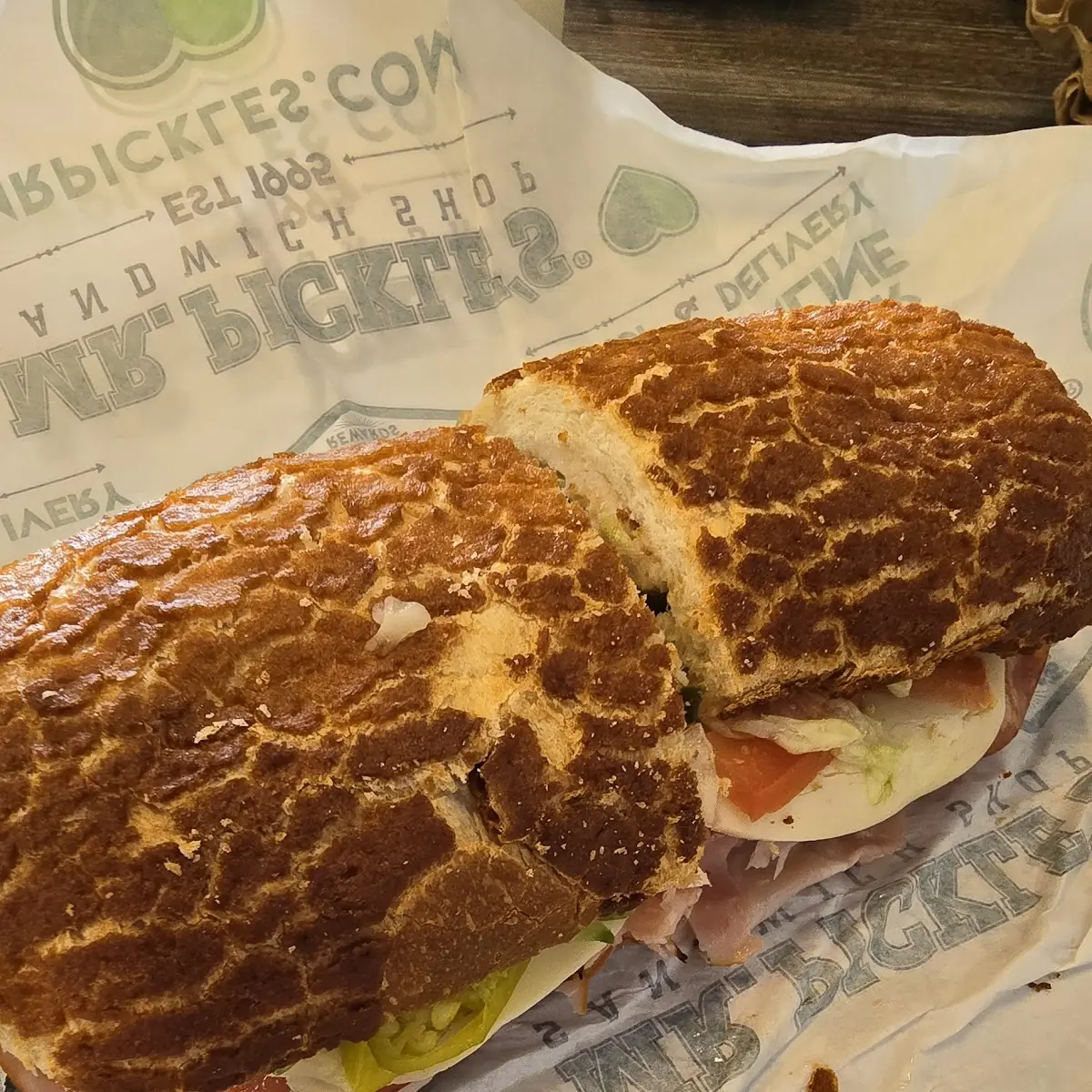 Italian Sub on Dutch Crunch Bread