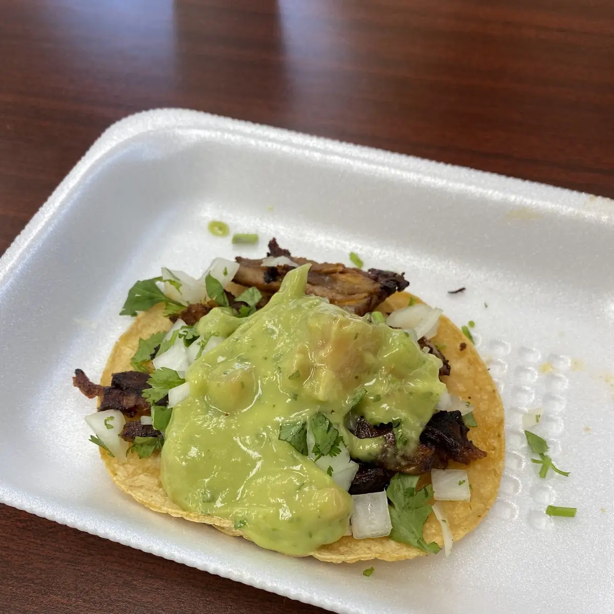 Tostada & Beef Taco