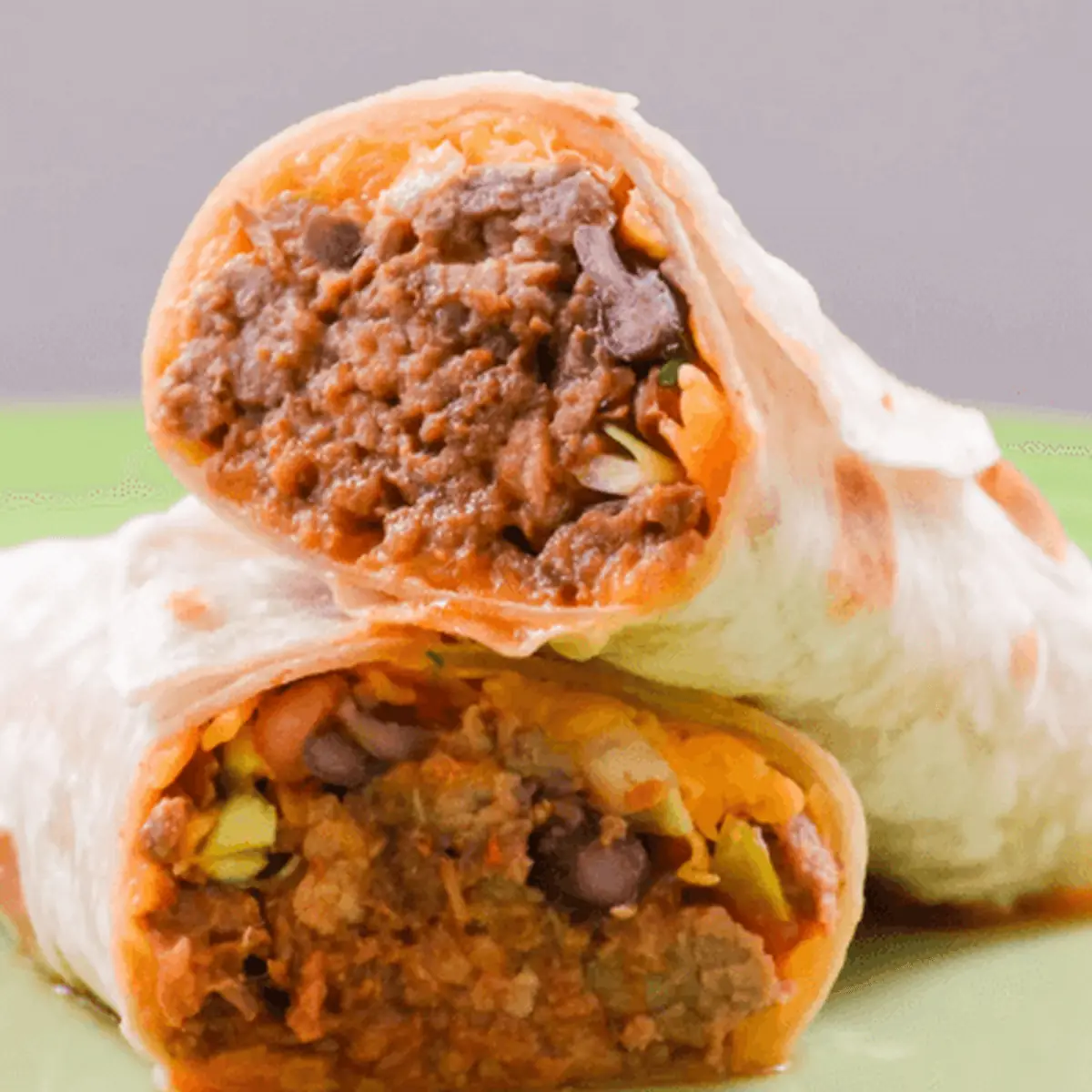 Ground Beef Burrito Carne Molida
