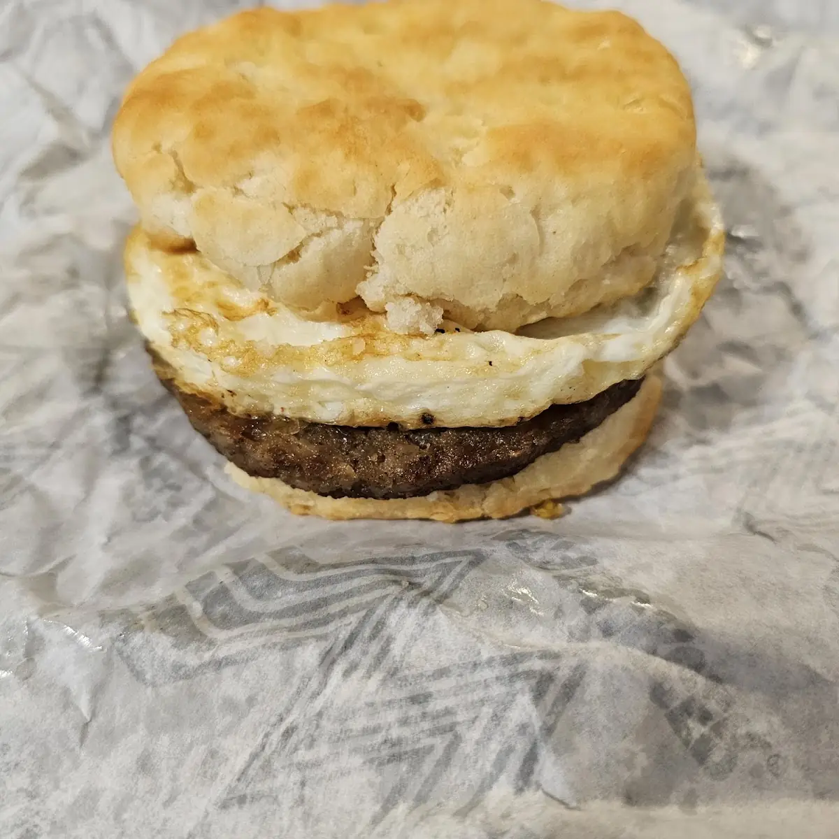 Sausage Egg Biscuit