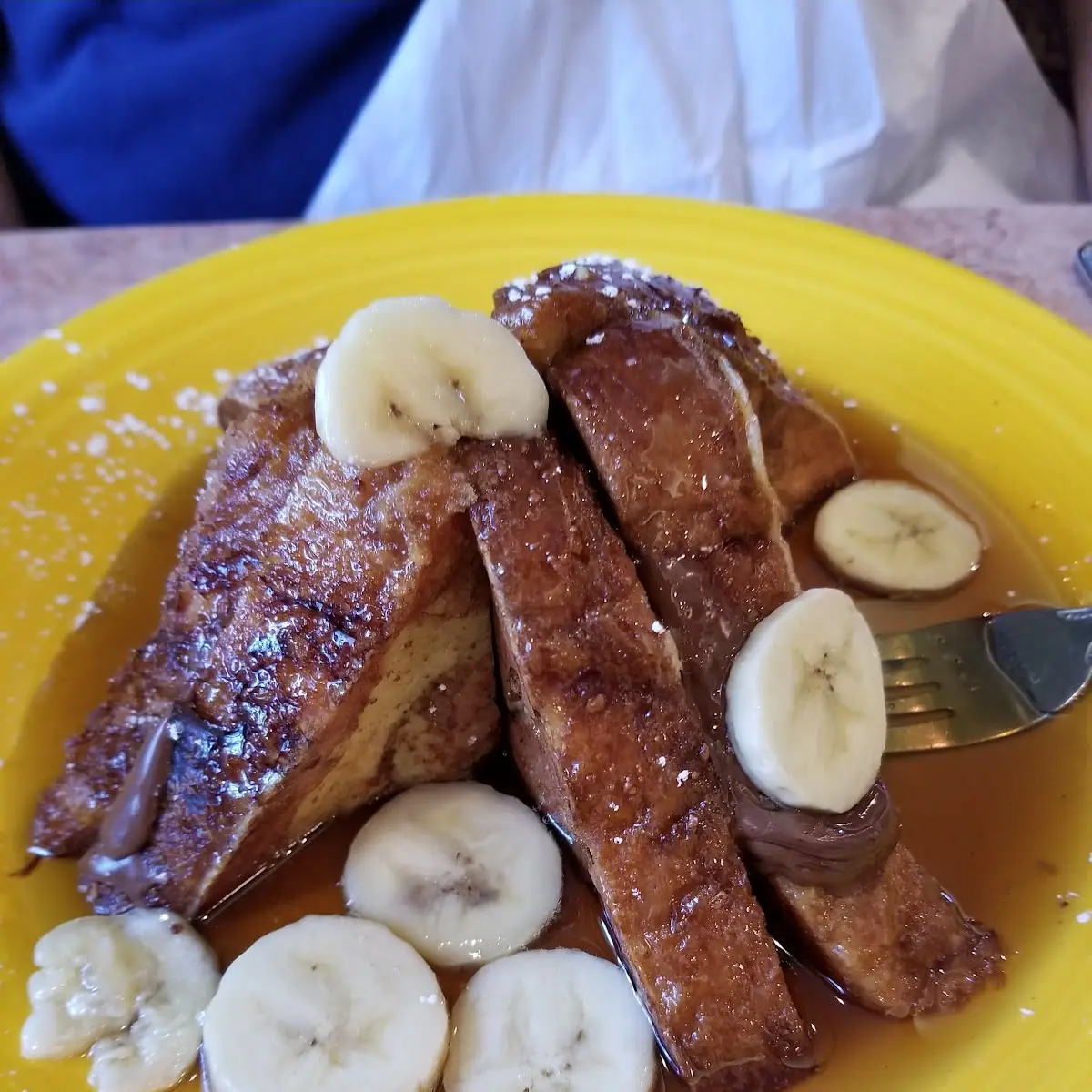Nutella Stuffed French Toast
