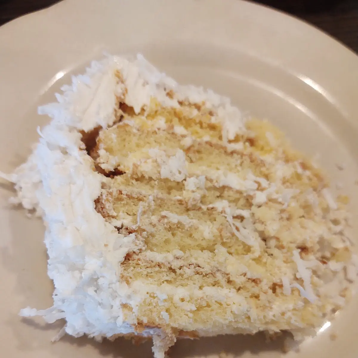 Coconut Cake Slice