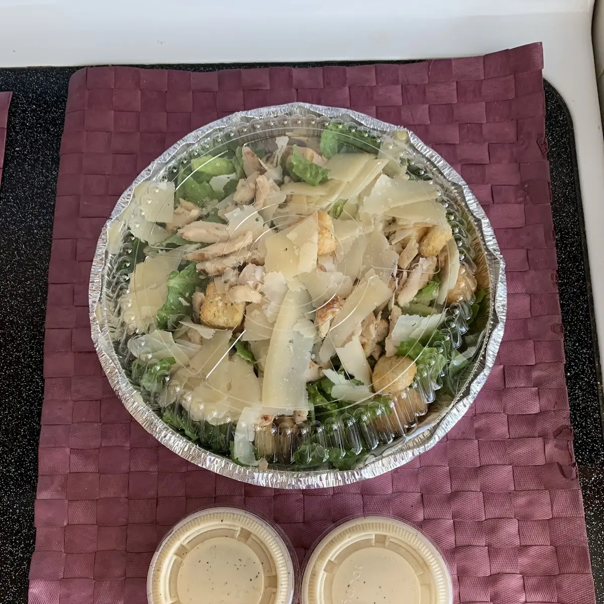 Shaved Parmesan Caesar Salad with Caesar Dressing