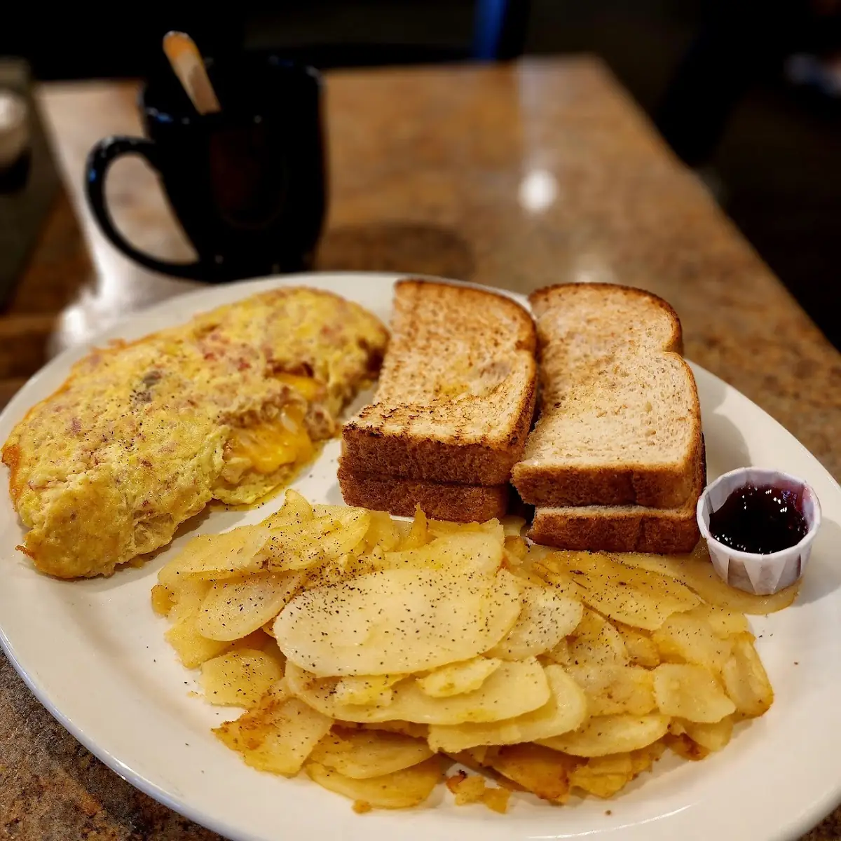 Ham and Cheese Omelet