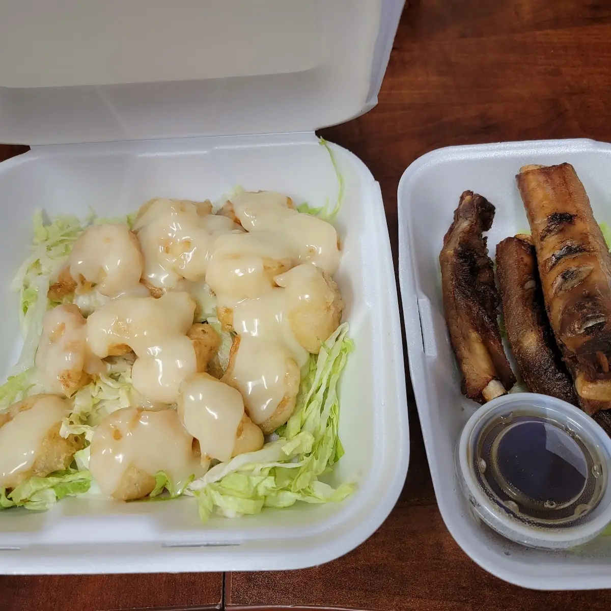 Coconut Shrimp Ribs