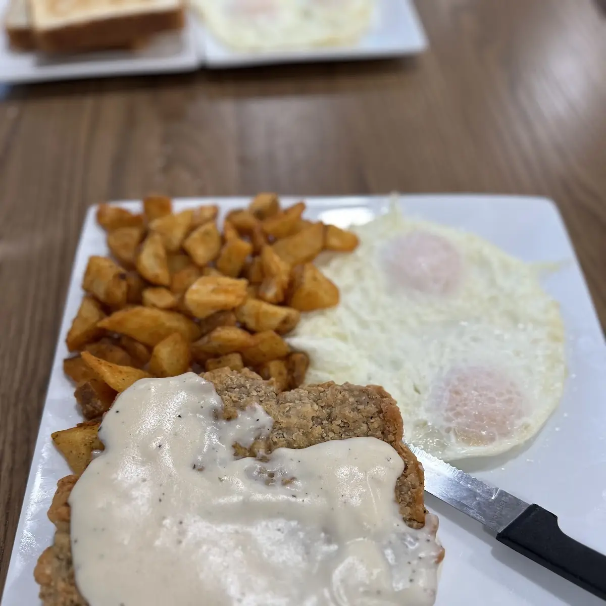 Country Fried Steak & Eggs