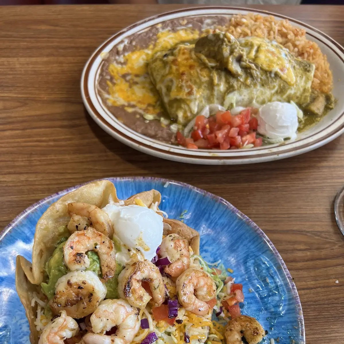 Steak Ranchero Camarones Ranchero