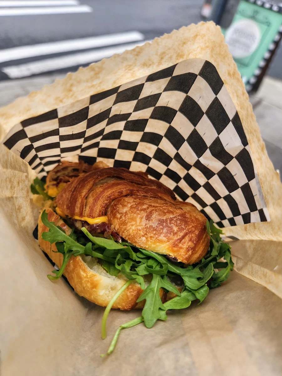 Bacon Egg and Cheese with Arugula