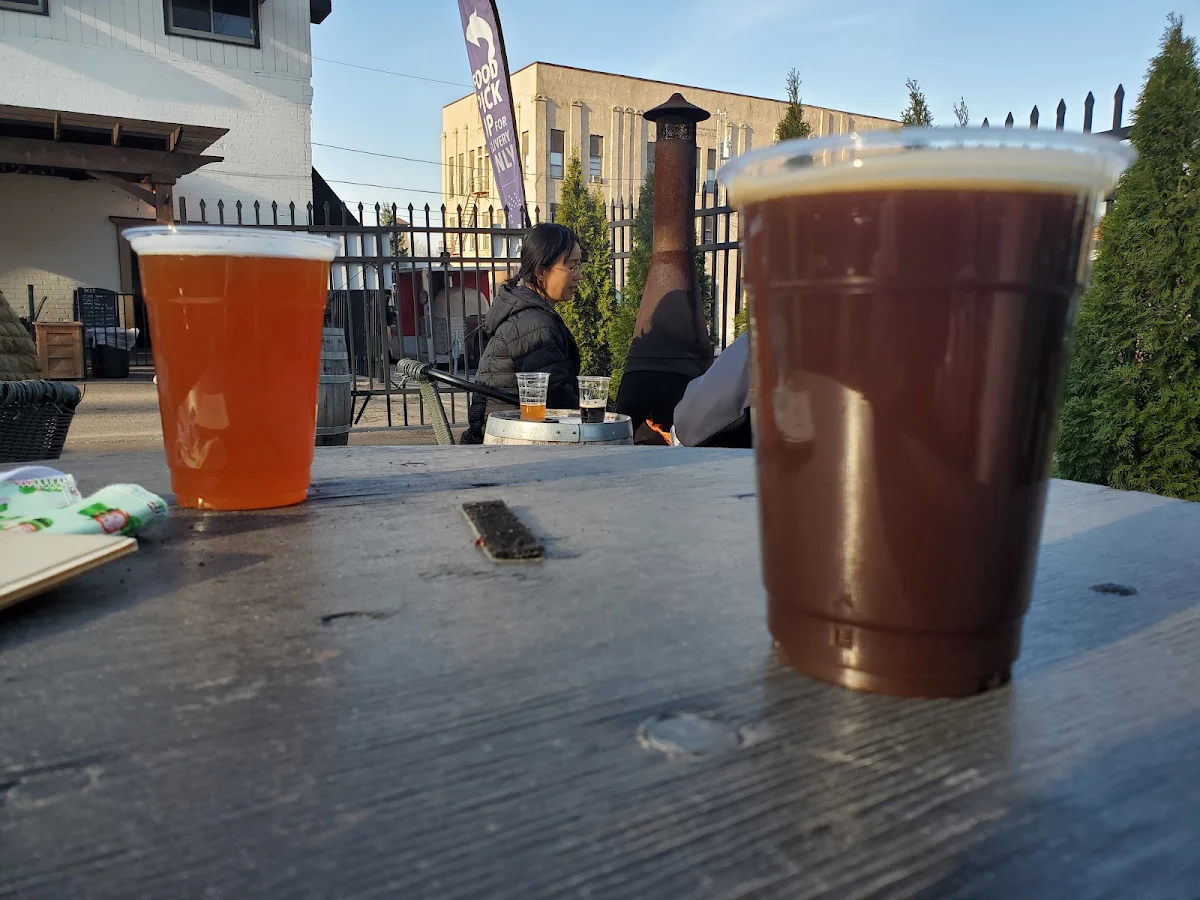 Peach IPA and Irish Stout