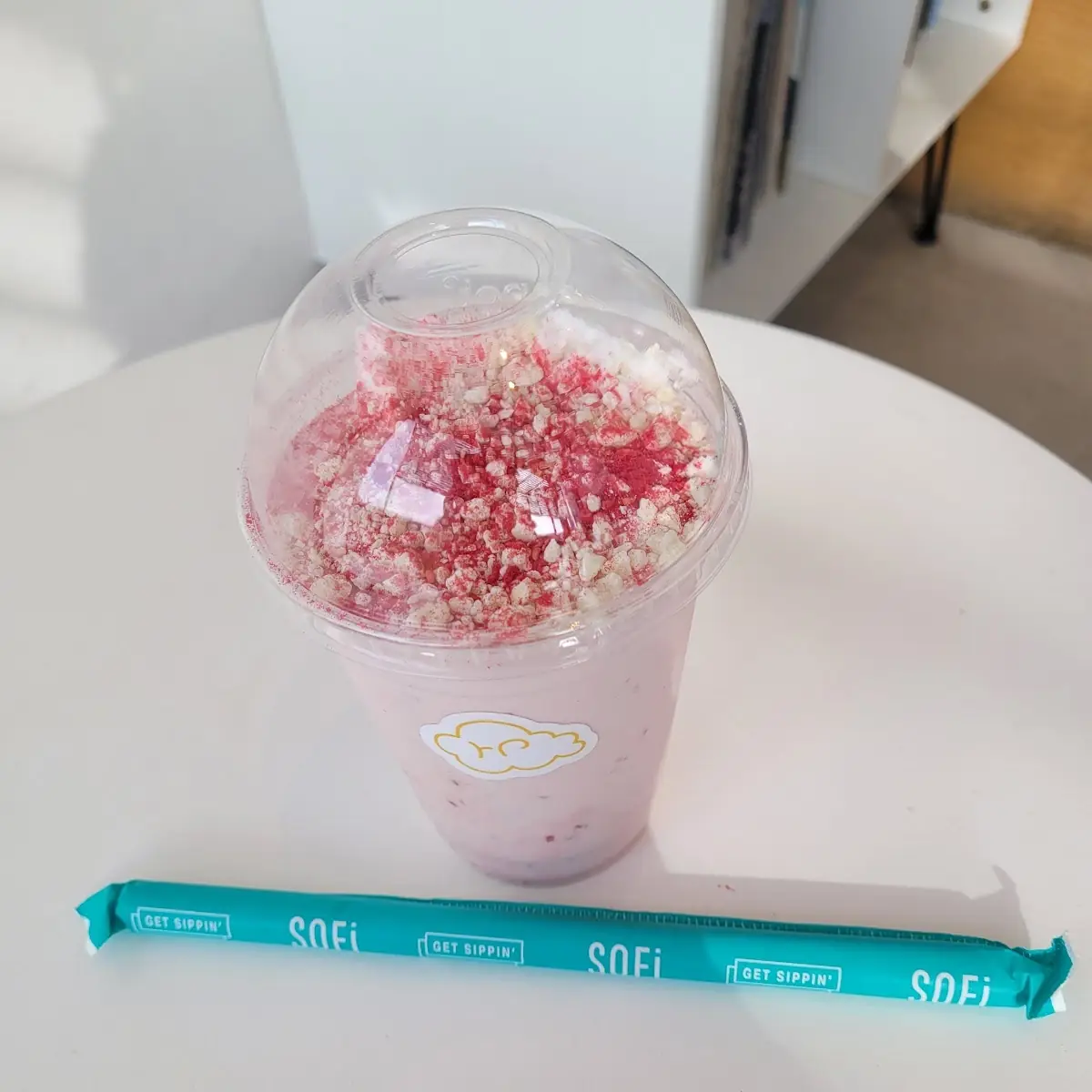 Raspberry and White Chocolate Shake