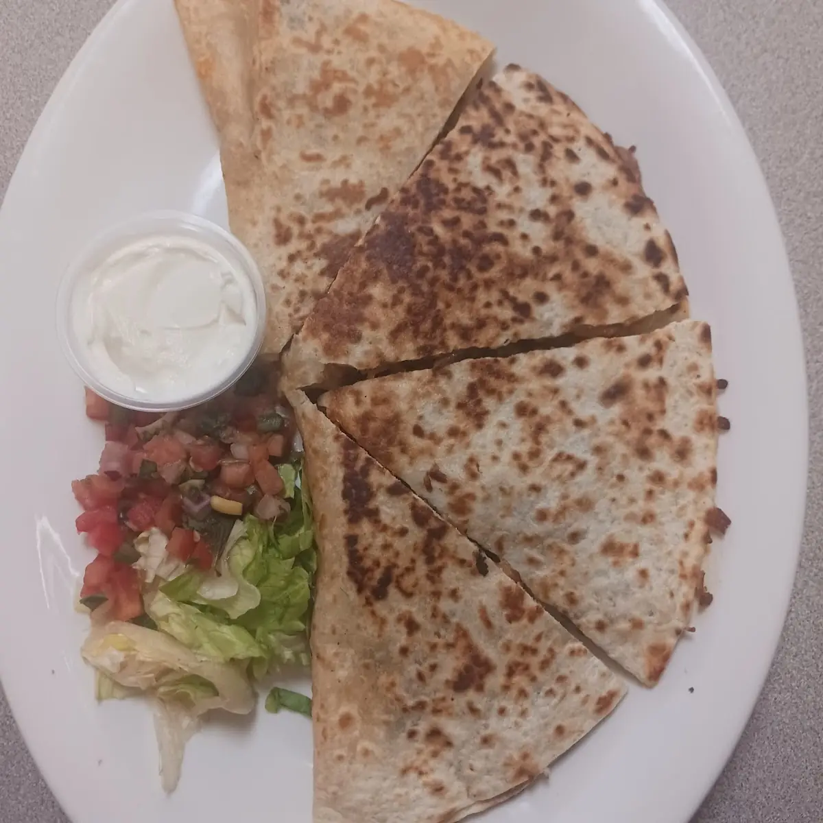 Chicken Quesadilla or Steak