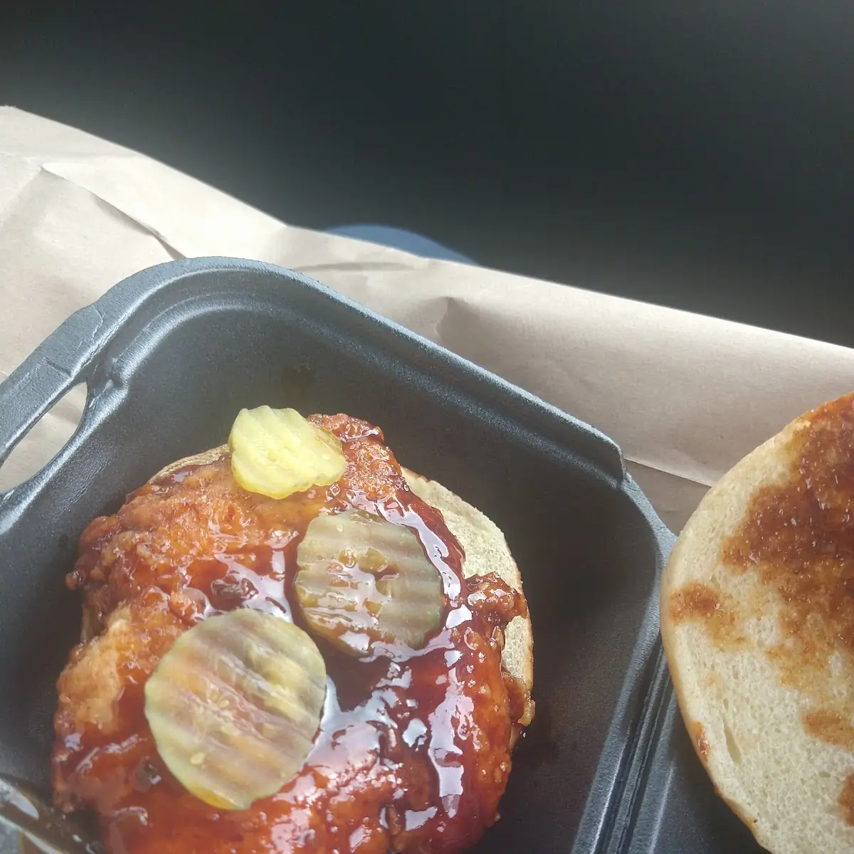 Spicy Korean Chicken Sandwich