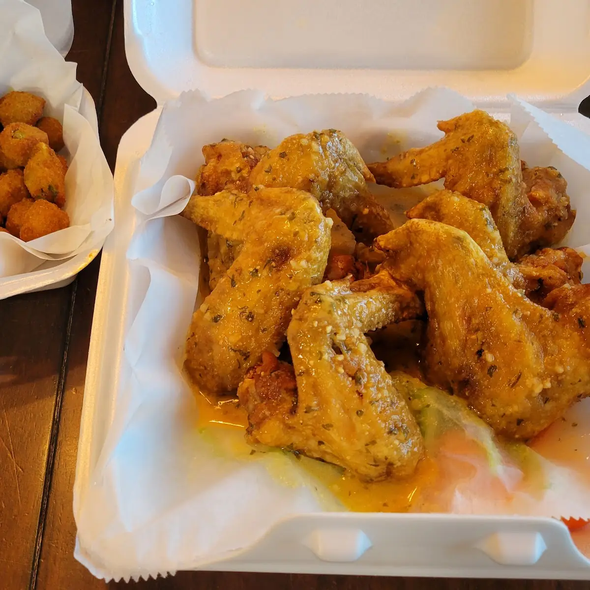 Garlic Parm Wings