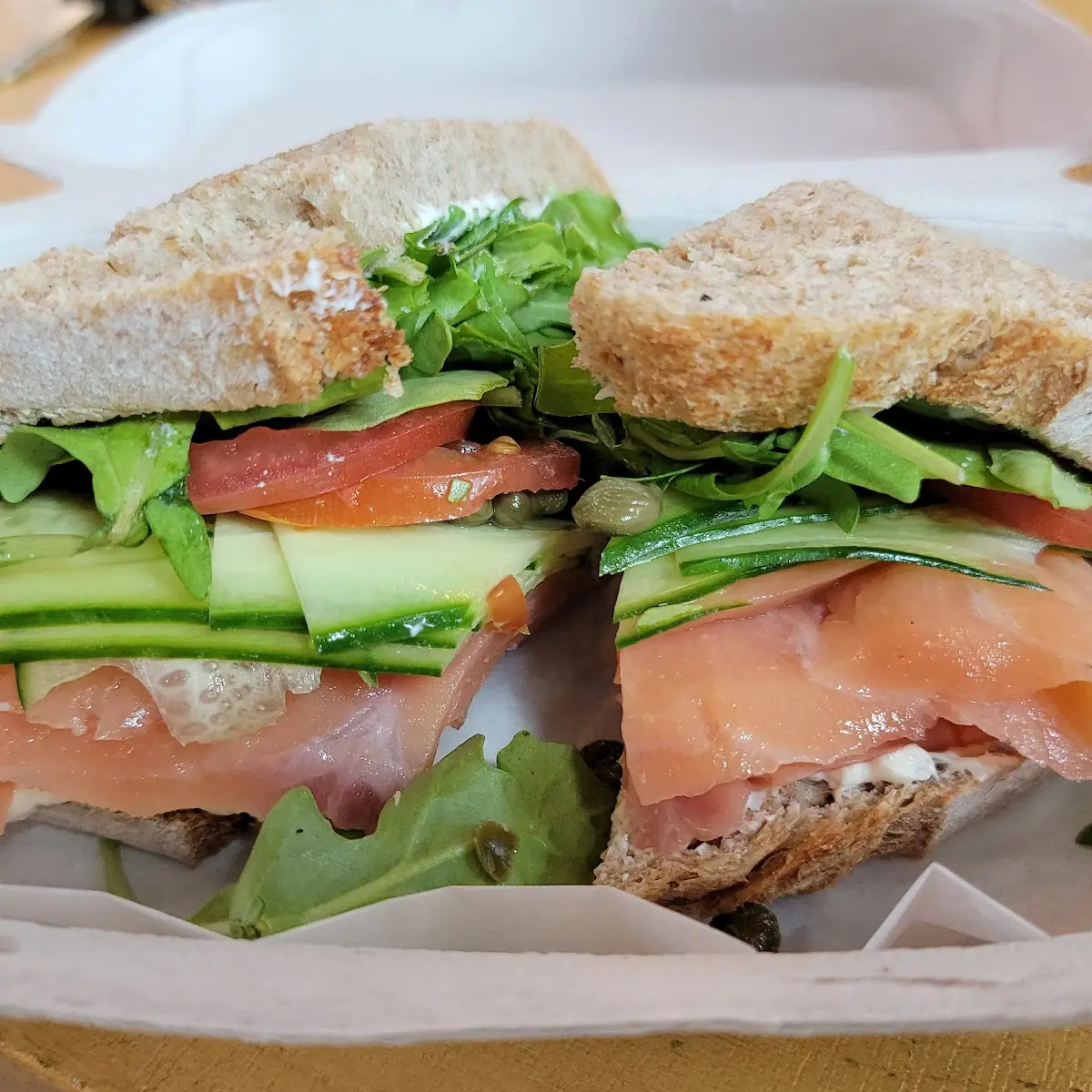 Smoked Salmon Sandwich