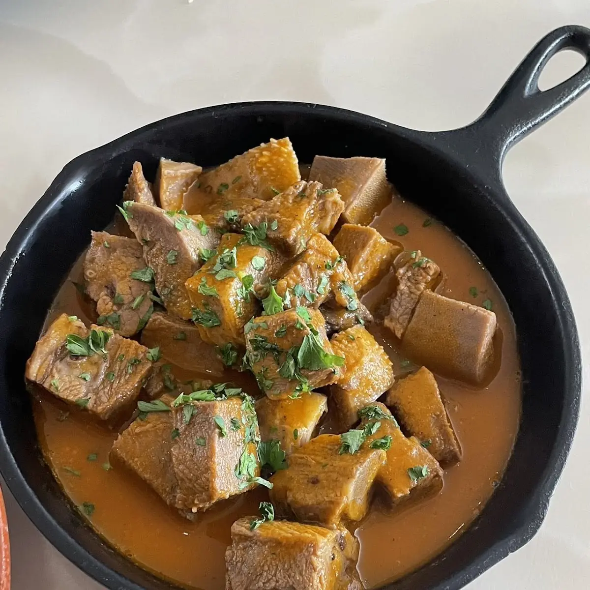 Beef Tongue in Tomato Sauce