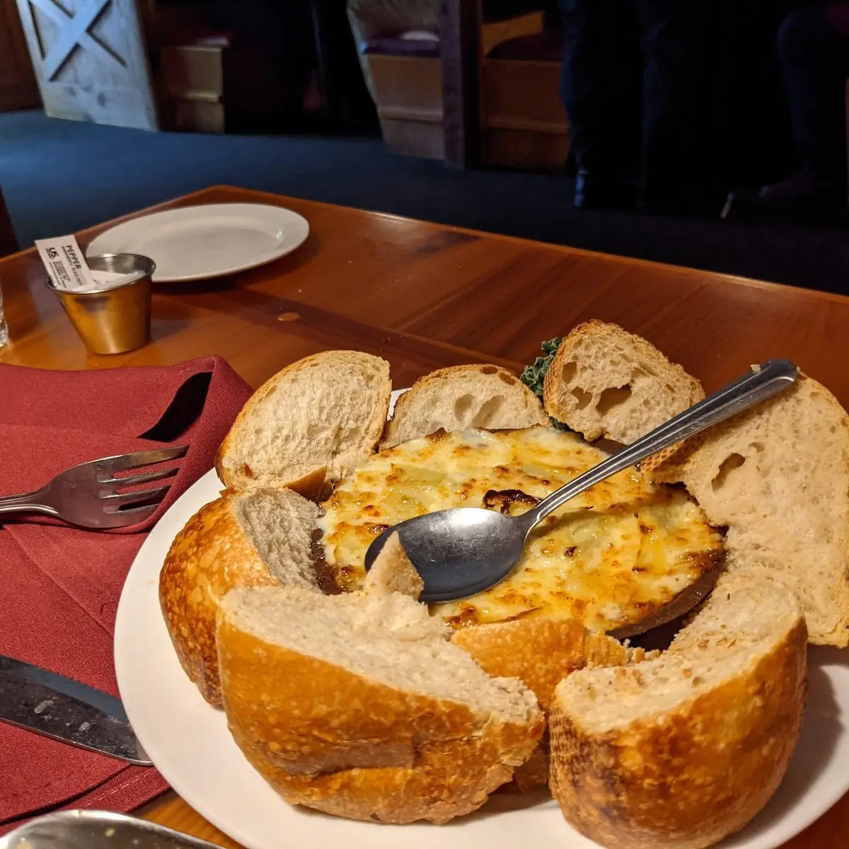 Bread Bowl Clam Chowder
