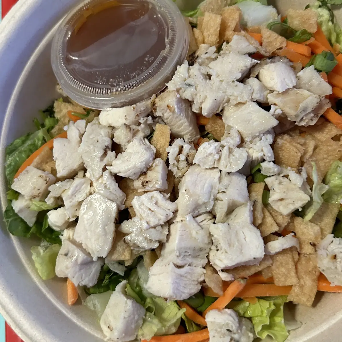 Thai Asian Salad with Ginger Dressing