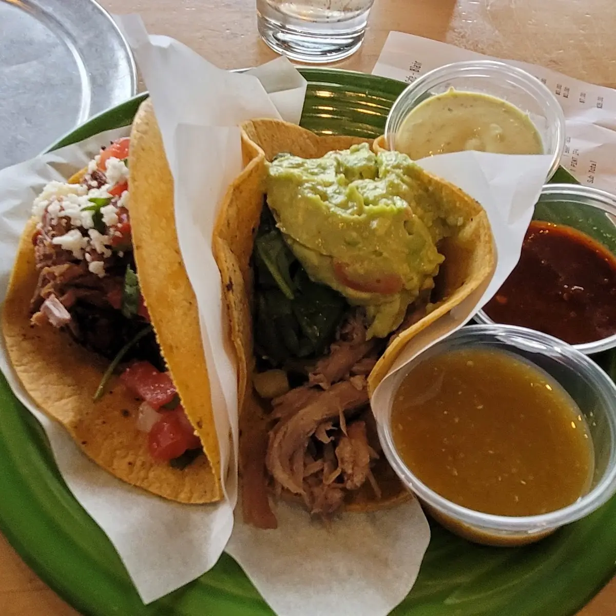 Pork Chile Verdi & Beef Taco