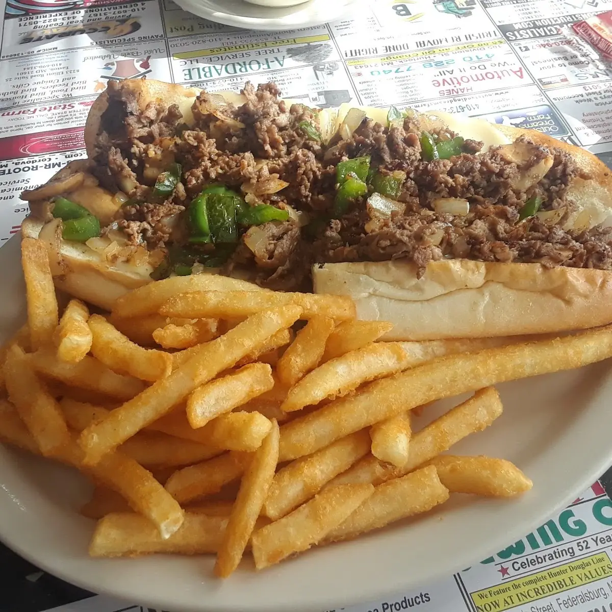 Mixed Cheese Steak with Fries