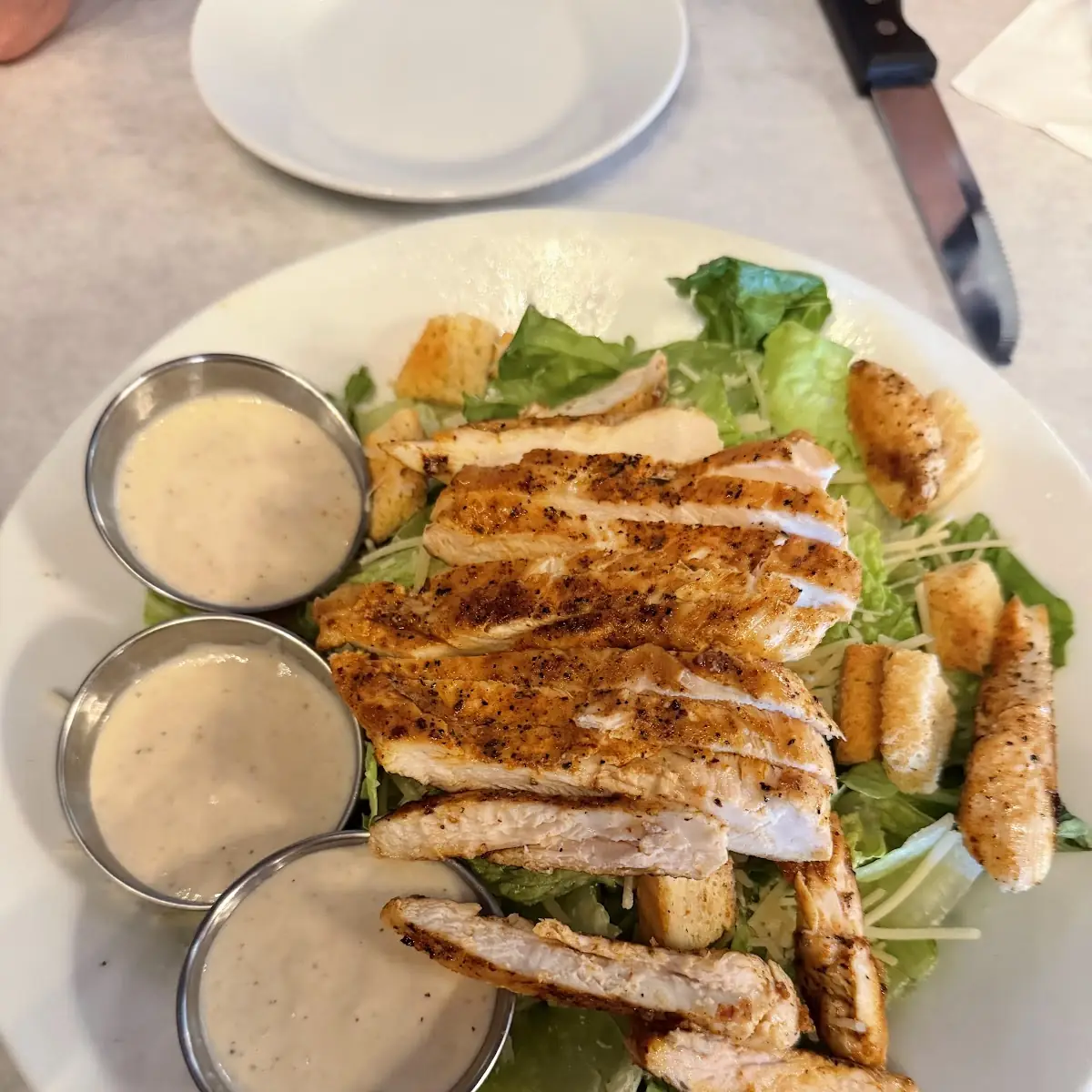 Caesar Salad with Grilled Chicken