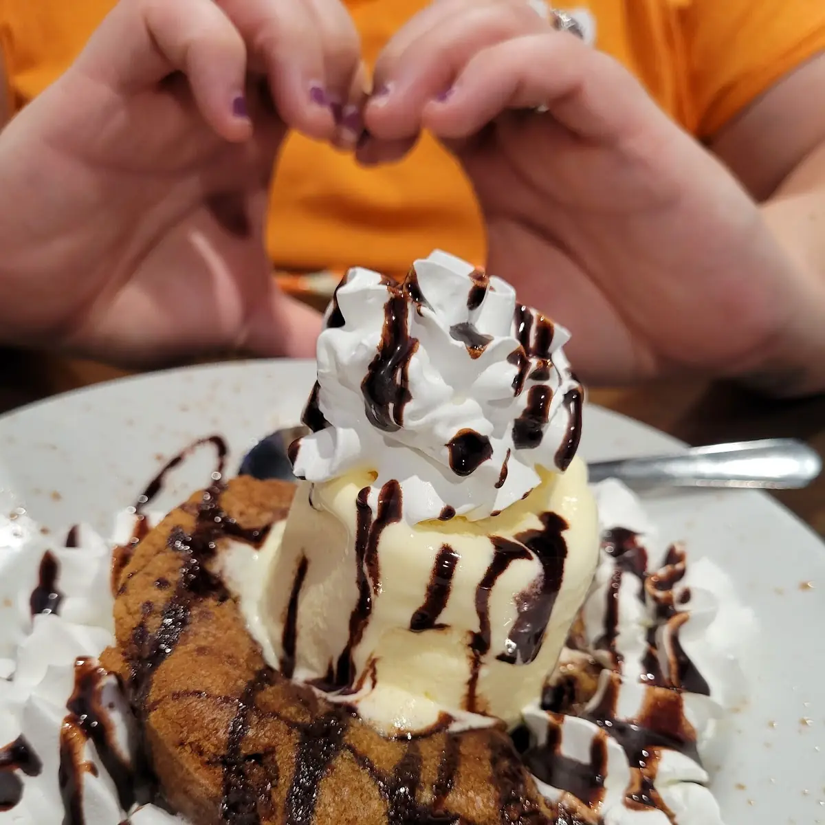 Chocolate Chip Lava Cookie & Vanilla Ice Cream