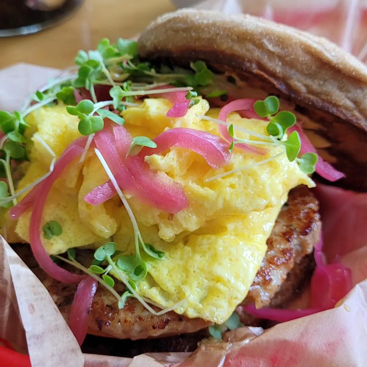 Sprouted Grain English Muffin Sandwich