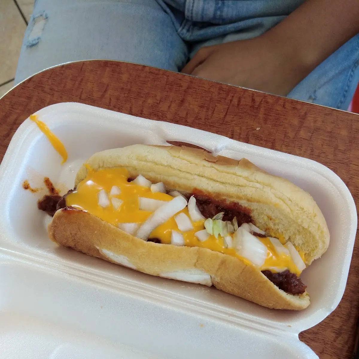 Hot Dog Con Chilli