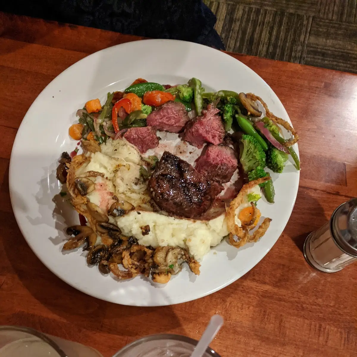 Sirloin Steak and Mashed Potatoes